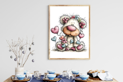 Whimsical Teddy Bear Mother’s Day Clipart Product Image 2