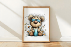 Whimsical Teddy Bear Summer Clipart Product Image 3