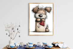 Whimsical Teddy Dog Clipart PNG Product Image 3