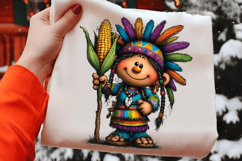 Whimsical Thanksgiving Character Clipart Product Image 2