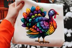 Whimsical Thanksgiving Turkey Clipart Product Image 2