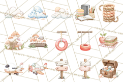 Magical Treehouse Adventure Clipart PNG Fantasy Mini World Product Image 6