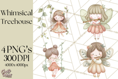 Magical Treehouse Adventure Clipart PNG Fantasy Mini World Product Image 1