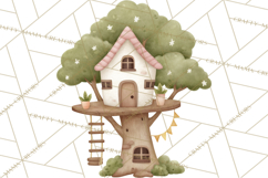 Magical Treehouse Adventure Clipart PNG Fantasy Mini World Product Image 2