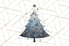 Whimsical Christmas Tree Clipart PNG Holiday Tree Images Product Image 3