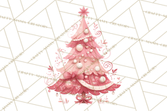 Whimsical Christmas Tree Clipart PNG Holiday Tree Images Product Image 5