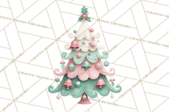 Whimsical Christmas Tree Clipart PNG Holiday Tree Images Product Image 2