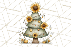 Whimsical Christmas Tree Clipart PNG Holiday Tree Images Product Image 3
