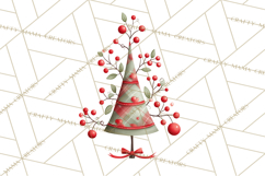 Whimsical Christmas Tree Clipart PNG Holiday Tree Images Product Image 4