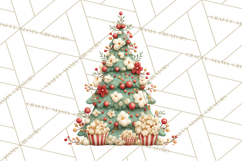 Whimsical Christmas Tree Clipart PNG Holiday Tree Images Product Image 5