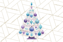 Whimsical Christmas Tree Clipart PNG Holiday Tree Images Product Image 5