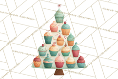 Whimsical Christmas Tree Clipart PNG Holiday Tree Images Product Image 4