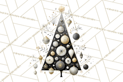 Whimsical Christmas Tree Clipart PNG Holiday Tree Images Product Image 4