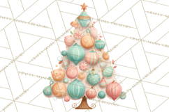Whimsical Christmas Tree Clipart PNG Holiday Tree Images Product Image 5