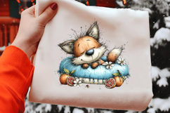 Whimsical Tropical Fox Summer Clipart Product Image 2