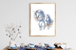 Whimsical Unicorn Clipart Sublimation Product Image 3