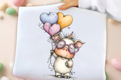 Whimsical Unicorn Day Pig Clipart Product Image 2