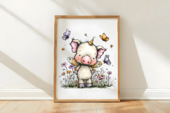 Whimsical Unicorn Day Pig Clipart Product Image 3
