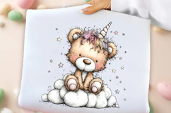 Whimsical Unicorn Day Teddy Clipart Product Image 2