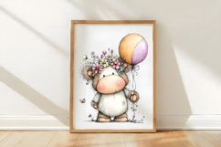 Whimsical Unicorn Day Teddy Clipart Product Image 3