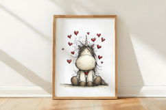 Whimsical Unicorn Loved Clipart Product Image 3