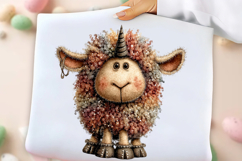 Whimsical Unicorn Sheep Clipart Product Image 2