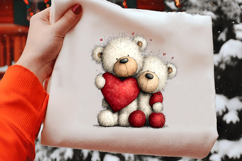 Whimsical Valentine Animal Couples Clipart Product Image 2