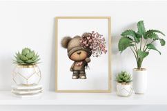 Whimsical Valentine Animals Clipart Product Image 2