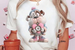 Whimsical Valentine Captain Bruno Bulldog Clipart Product Image 2