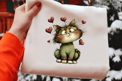 Whimsical Valentine Cat Clipart Product Image 2