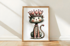 Whimsical Valentine Cat Clipart Product Image 3