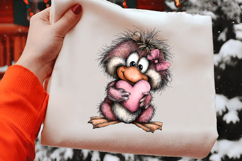 Whimsical Valentine Chick Clipart Product Image 2