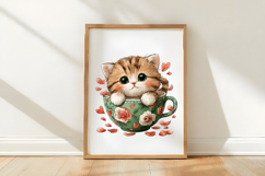 Whimsical Valentine Dog Clipart Product Image 3