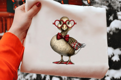 Whimsical Valentine Goose Clipart Product Image 2