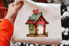 Whimsical Valentine Hedgehog Clipart Product Image 2