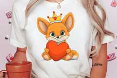 Whimsical Valentine Ruby Dog Clipart Product Image 2