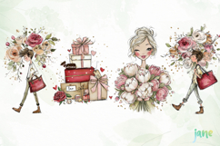 Whimsical Valentine’s Day Clipart Product Image 1