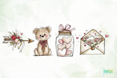 Whimsical Valentine’s Day Clipart Product Image 1