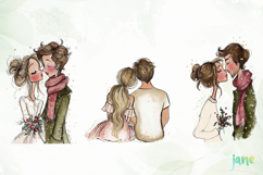 Whimsical Valentine's Day Clipart Product Image 4