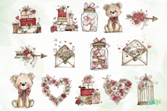 Whimsical Valentine's Day Clipart Product Image 3