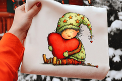 Whimsical Valentine's Gnomes Clipart Product Image 2