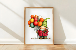 Whimsical Valentine's Gnomes Clipart Product Image 3