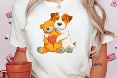 Whimsical Valentine Willow Dog Clipart Product Image 2