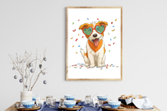 Whimsical Valentine Willow Dog Clipart Product Image 3