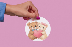 Whimsical Valentine Animals Clipart Product Image 5