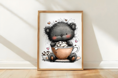Whimsical Valentines Cat Clipart Product Image 3