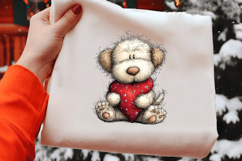 Whimsical Valentines Day Dog Clipart Product Image 2