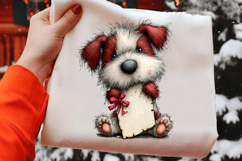 Whimsical Valentines Dog Clipart Product Image 2