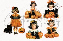 Whimsical Vintage Girls Clipart Product Image 4