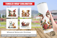 Whimsical Christmas Tumbler Product Image 1